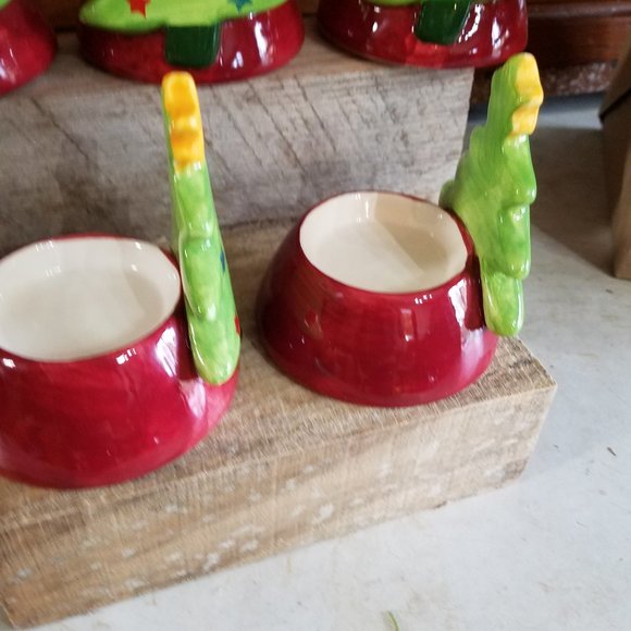 Christmas Tree Ceramic Votive Candle Holder, Christmas Tea Light, Gift for Mom - Picture 6 of 15